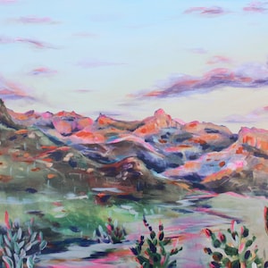 Limited Edition - Fine Art Print - 16 x 20 (Print Only- no Mat)  - Tuscan Sunset by Leanne Larson