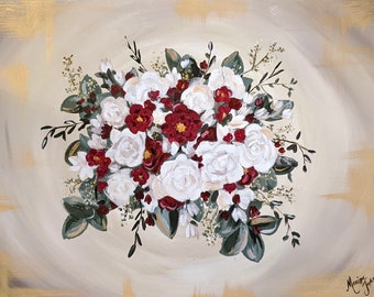 Paint your Wedding Bouquet by Marisssa J