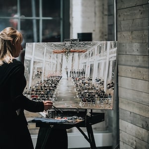 Live Wedding painting By Leanne - Downpayment