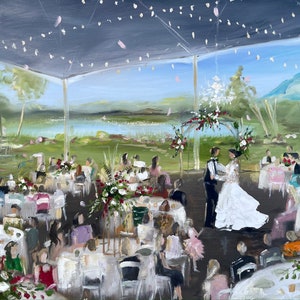 Live Wedding painting by Leanne Larson Downpayment image 8