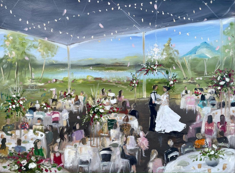 Live Wedding painting by Leanne Larson Downpayment image 8