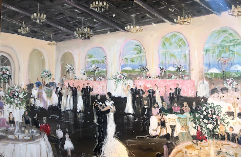 Live Wedding painting by Leanne Larson Downpayment image 2