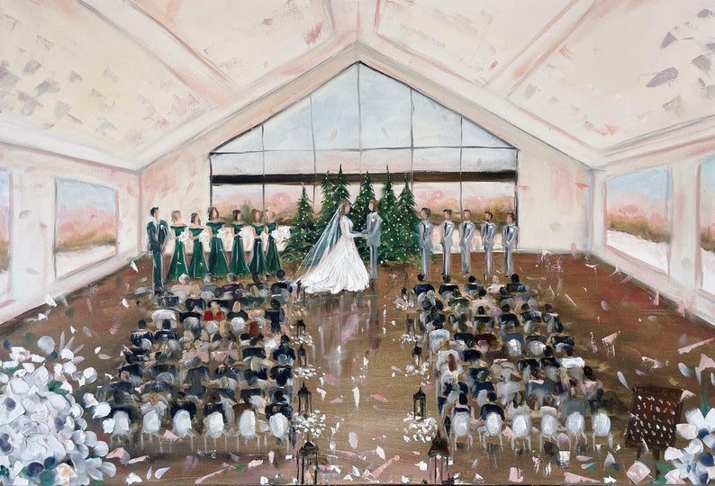 Live Wedding painting by Leanne Larson Downpayment image 10
