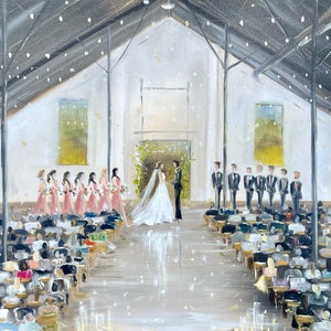 Live Wedding painting by Leanne Larson Downpayment image 4