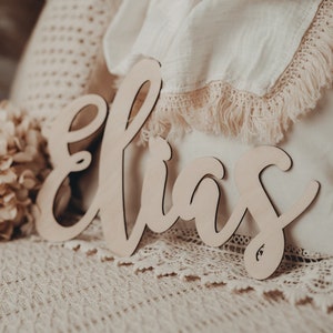 personalized door sign lettering made of wood with name name plate for the children's room