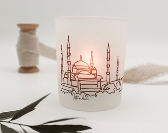 Tealight holder Ramazan, candle holder Ramadan Mubarak, Ramadan decoration, Ramadan gift, lantern, EID décor.