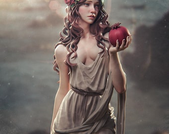 Persephone | High Quality 3D Printed Resin Statue | Unpainted & Unassembled Kit