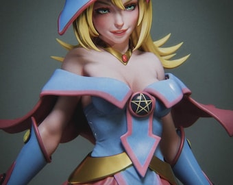 Magical Girl | 3D Printed Resin Statue | Unpainted & Unassembled Kit | Abe3D