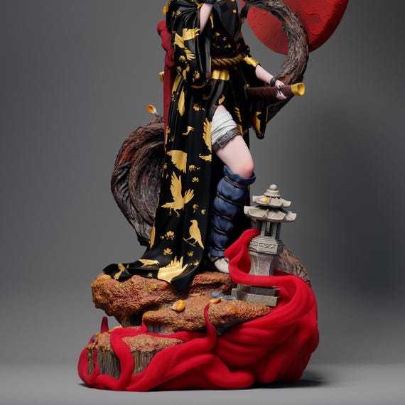 Oni Statue: 3D Printed Resin Japanese Folklore Kit (unpainted
