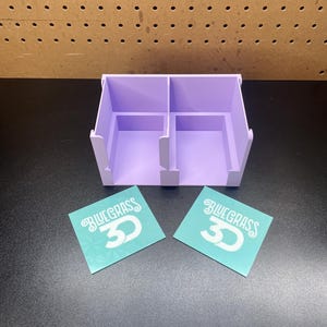 Card Shield Station | Color Insert | Trading Card Workstation | Toploaders and Semi-Rigids | TCG/Sports Card Sorting Tray | Rip & Ship Setup
