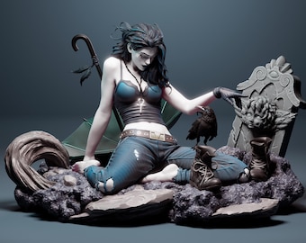 Death | High Quality 3D Printed Resin Statue | Unpainted & Unassembled Kit