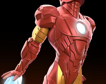 Iron Man | High Quality 3D Printed Resin Statue | Unpainted & Unassembled Kit