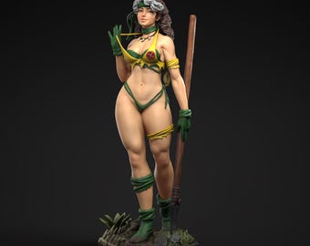 Savage Rogue by Jungles | 3D Printed Resin Statue | Unpainted & Unassembled Kit | Abe3D