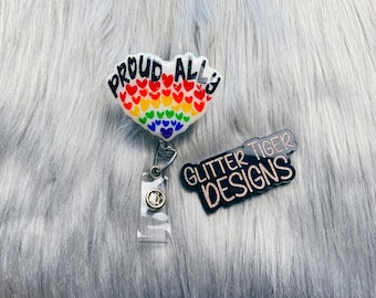 Nurse Badge Reel Ally - Etsy