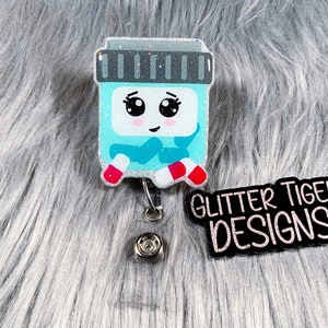 Badge Reel, Pharmacist, Pill Bottle, Medicine Bade Reel, Nurse Badge Reel, Medicine Bottle, Pharmacy Tech, Pharmacist Badge, Cute Badge Reel