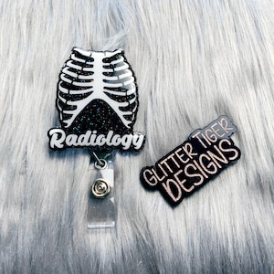Radiology Badge Reel, Badge Reel, Nurse Badge Reel, X-Ray Badge Reel, Skeleton Badge Reel, Medical Badge Reel, Badge Holder, Cute Badge Reel