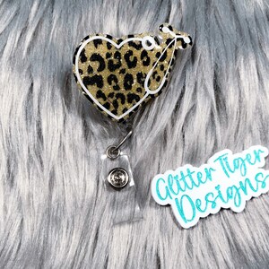 Stethoscope Badge Reel, Nurse Badge Reel, Heart Badge Reel, Badge Reel, Retractable Badge, Stethoscope Badge, Stethoscope Heart, Nurse Gift