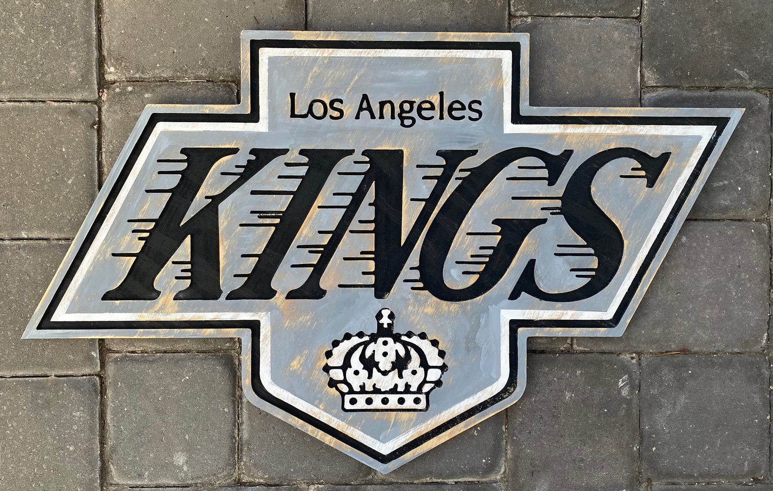 LA Kings Wooden Wall Decoration Sign Etsy