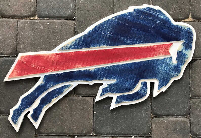 Buffalo Bills Wooden Wall Hanging Sign Etsy