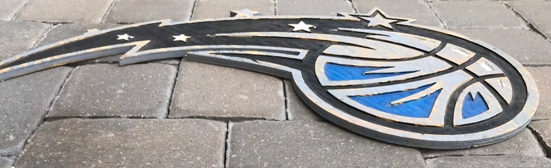Wooden Wall Hanging Sign Orlando Magic