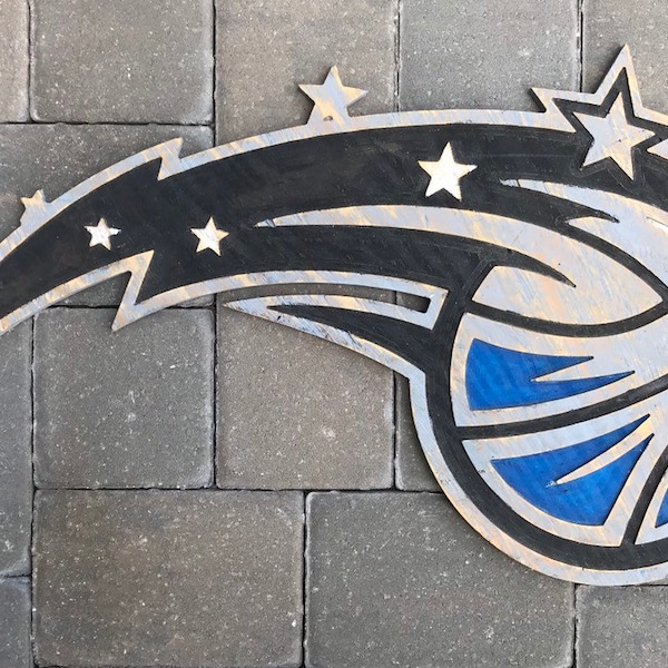 Orlando Magic -  Wooden Wall Hanging Sign Decor Art Logo