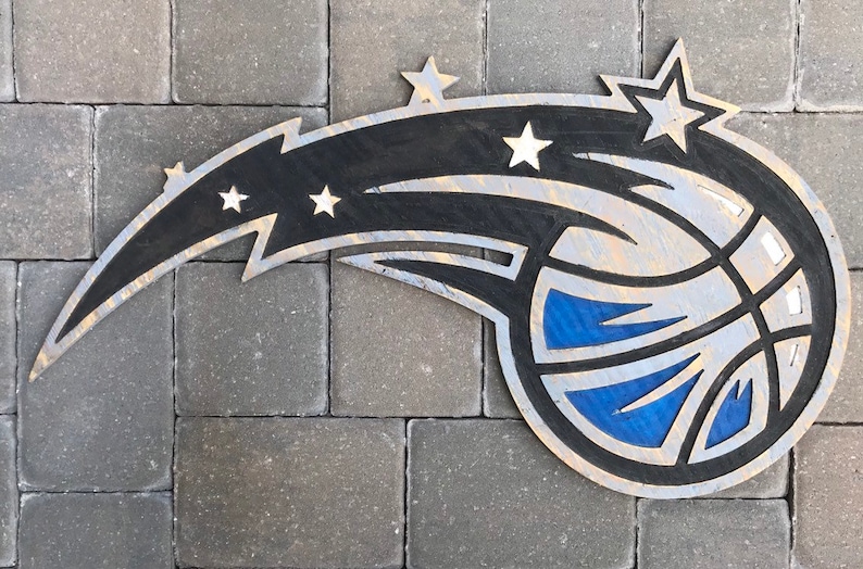 Wooden Wall Hanging Sign Orlando Magic