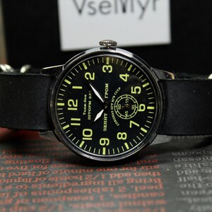 Sturmanskie Mens Mechanical Watch STORM 333 Taj Bek vintage Mens watch POBEDA watch Belle montre, Montre militaire image 7