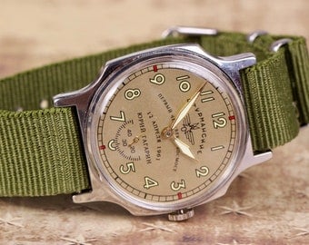 Sturmanskie Gagarin watch gift Komandirskie Watch Pobeda Wristwatch Rare Soviet Watch Men's Mechanical Military USSR watch