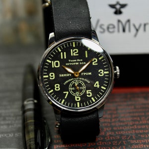 Sturmanskie Mens Mechanical Watch STORM 333 Taj Bek vintage Mens watch POBEDA watch Belle montre, Montre militaire image 4