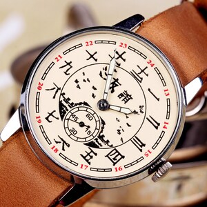 Men's Mechanical watch Pobeda China friendship ZIM watch Chinese Dial image 4