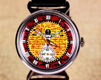 Herrenuhr Pobeda sowjetische mechanische Uhr Seltene Uhr