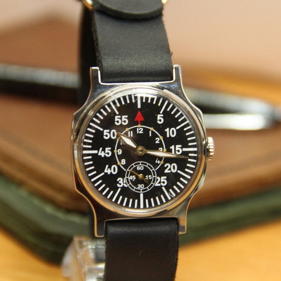 Wrist watch Pobeda LACO Military Vintage watch Me… - image 8