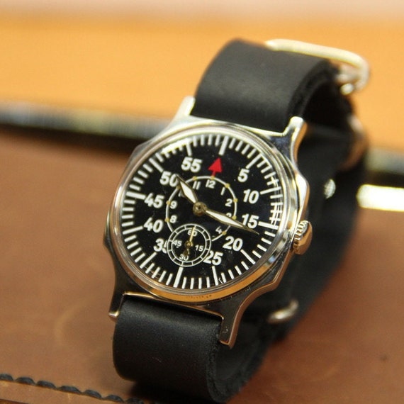 Wrist watch Pobeda LACO Military Vintage watch Me… - image 6