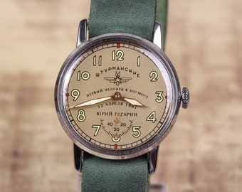 Sturmanskie Men's watch Pobeda Juriy Gagarin Soviet Mechanical watch