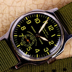 Montre soviétique, montre homme vintage, montre militaire, montre Taj Beck Storm 333, montre Pobeda ZIM, montre homme rare, montre URSS, montre mécanique image 9