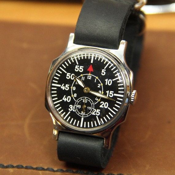 Wrist watch Pobeda LACO Military Vintage watch Me… - image 4
