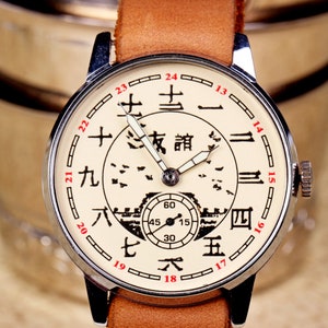 Men's Mechanical watch Pobeda China friendship ZIM watch Chinese Dial image 2