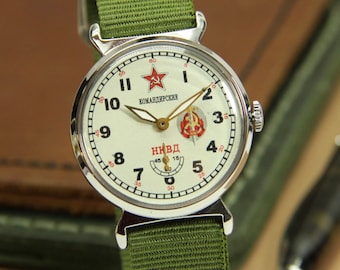 Montre soviétique Komandirskie montre Pobeda URSS Montre mécanique pour homme Montre-bracelet ukrainienne