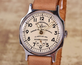 Men's Mechanical watch Pobeda Vintage Wrist watch