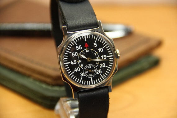 Wrist watch Pobeda LACO Military Vintage watch Me… - image 7