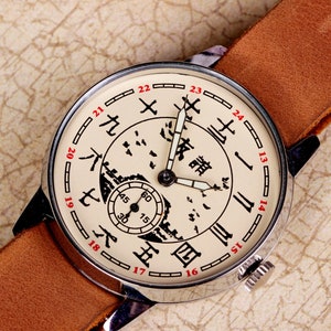 Men's Mechanical watch Pobeda China friendship ZIM watch Chinese Dial image 10