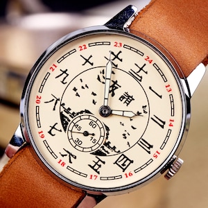 Men's Mechanical watch Pobeda China friendship ZIM watch Chinese Dial image 3
