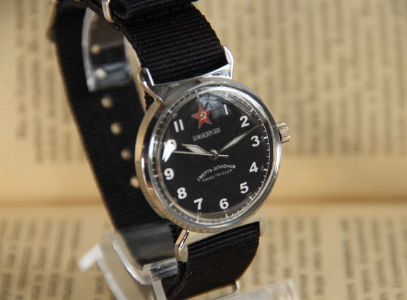 Commander's watch Pobeda "Death to spies" Soviet … - image 2