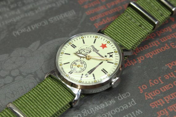 Soviet watch POBEDA Yuri Gagarin Man's watch - image 8