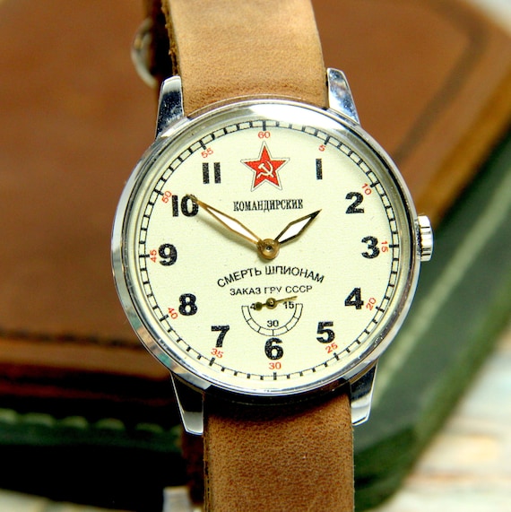 Mans mechanical watch POBEDA Commander's