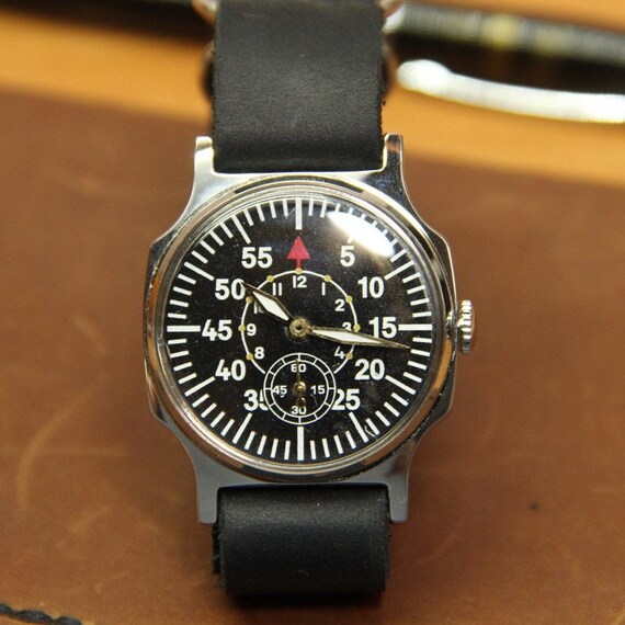 Wrist watch Pobeda LACO Military Vintage watch Me… - image 3
