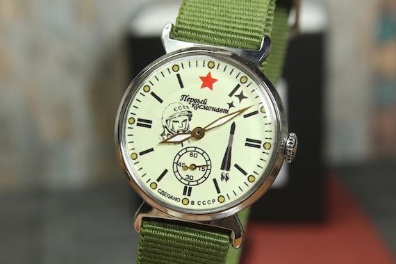 Soviet watch POBEDA Yuri Gagarin Man's watch - image 2