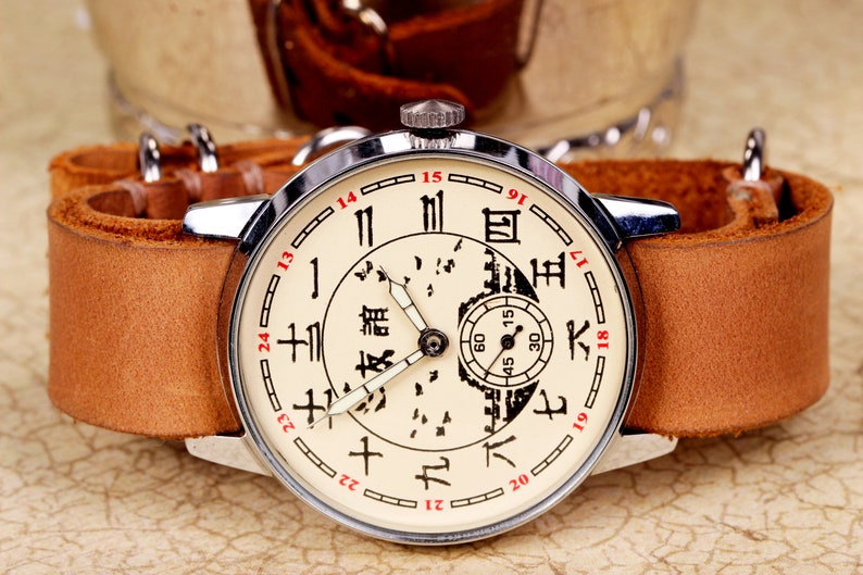 Men's Mechanical watch Pobeda China friendship ZIM watch Chinese Dial image 8