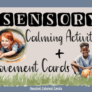 Activités d'apaisement sensoriel et cartes de mouvement : TDAH, adaptation des TSA (téléchargement PDF)