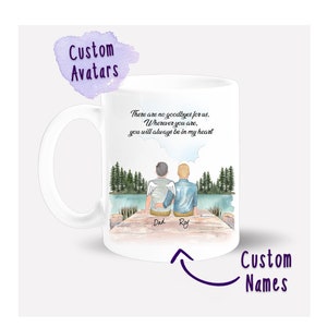 Loss of Father Gift, Sympathy Gift, Dad Remembrance, Deceased Mug, Father Memorial Gift, Father&#39;s Day Gift